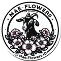 Mae Flowers logo — a goat encircled by flowers